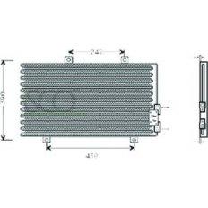 Condensatore per ALFA ROMEO 155 dal 1992 al 1998