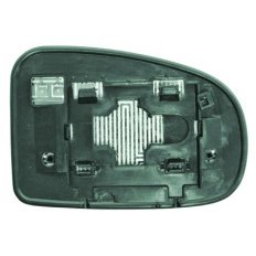 Piastra specchio retrovisore termica per TOYOTA PRIUS dal 2009 al 2011 lato sinistro guidatore