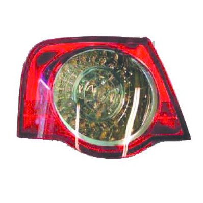 Fanale posteriore esterno rosso berlina per VOLKSWAGEN PASSAT dal 2005 al 2010 lato sinistro guidatore Codice OEM 3C5945095C