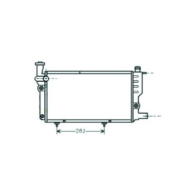 Radiatore acqua per PEUGEOT 205 dal 1983 al 1998 Codice OEM 1331RA