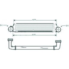 Intercooler per BMW 3 E46 dal 2001 al 2005