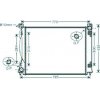 Radiatore acqua per AUDI A6 dal 2004 al 2008