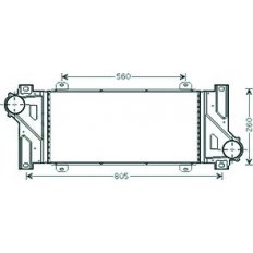 Intercooler per MERCEDES-BENZ SPRINTER dal 2000 al 2005