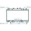 Radiatore acqua per FIAT PUNTO dal 1993 al 1999