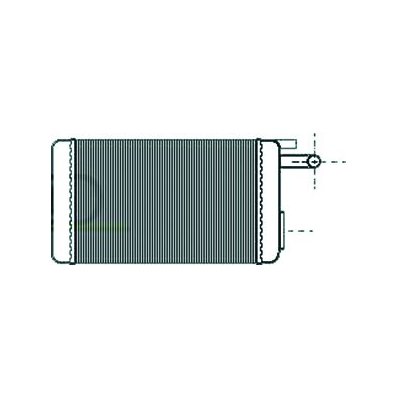 Scambiatore di calore per FIAT TIPO dal 1988 al 1995 Codice OEM 7754065