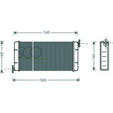 Scambiatore di calore per MERCEDES-BENZ 190 W201 dal 1983 al 1993