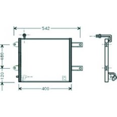 Condensatore per SEAT AROSA dal 1997 al 2000