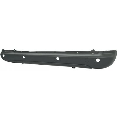 Paraurto posteriore nero con fori sensore per CITROEN BERLINGO dal 2008 al 2011 Codice OEM 7410GF