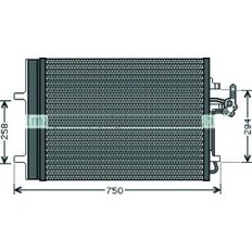 Condensatore per FORD S-MAX dal 2006 al 2010