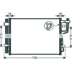 Condensatore per KIA CEE'D dal 2007 al 2009