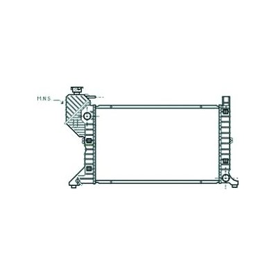 Radiatore acqua per MERCEDES-BENZ SPRINTER dal 1995 al 1999 Codice OEM 901-500-3100