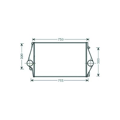 Intercooler per VOLVO XC70 dal 2000 al 2004 Codice OEM 8649471