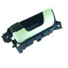 Maniglia apriporta interna argento-nera per MITSUBISHI PAJERO dal 2003 al 2006 lato sinistro guidatore