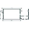 Condensatore per CHEVROLET - DAEWOO NUBIRA dal 2003 al 2005