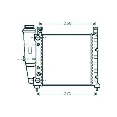 Radiatore acqua per FIAT UNO dal 1983 al 1989