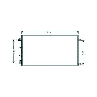 Condensatore per NISSAN QASHQAI dal 2007 al 2010 Codice OEM 92100-JD000