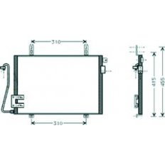 Condensatore per RENAULT KANGOO dal 1997 al 2003