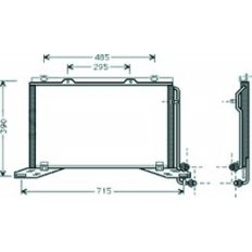 Condensatore per MERCEDES-BENZ E dal 1995 al 1999