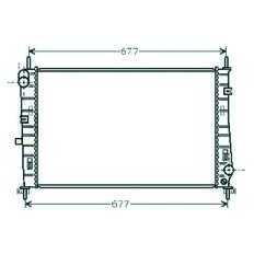 Radiatore acqua per FORD MONDEO dal 1993 al 1996
