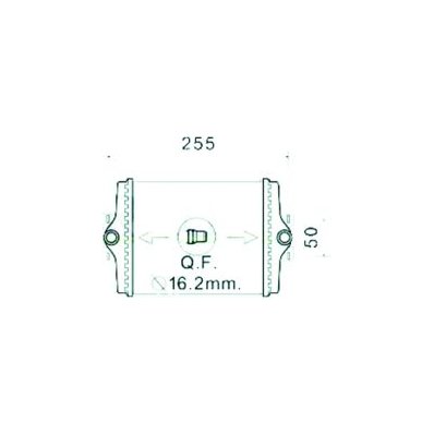 Radiatore acqua per BMW 4 F32-F33 dal 2013 Codice OEM 17117628057