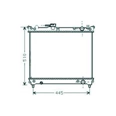 Radiatore acqua per SUZUKI VITARA dal 1988 al 1996