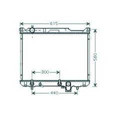 Radiatore acqua per SUZUKI GRAND VITARA dal 1998 al 2005