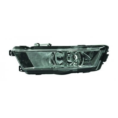 Fendinebbia cromato per SKODA RAPID dal 2012 lato sinistro guidatore Codice OEM 5JA941701