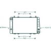 Radiatore acqua per SKODA FELICIA dal 1994 al 1997