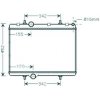 Radiatore acqua per PEUGEOT PARTNER/RANCH dal 2003 al 2008