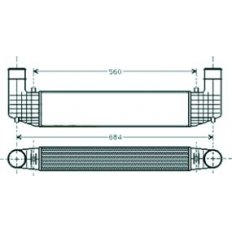 Intercooler per FORD GALAXY dal 1995 al 2000