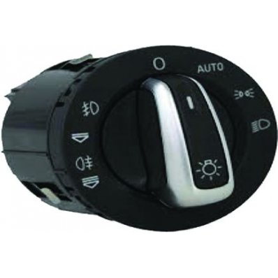 Interruttore luci vetture con luci automatiche cromato per AUDI A6 dal 2004 al 2008 Codice OEM 4F1941531E