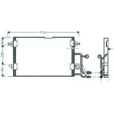 Condensatore per AUDI A4 dal 1994 al 1999