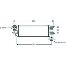 Intercooler per PEUGEOT 406 dal 1999 al 2004