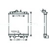 Radiatore acqua per PIAGGIO PORTER dal 1997 al 2009