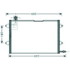 Condensatore per VOLKSWAGEN GOLF  IV dal 1997 al 2003