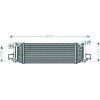 Intercooler per FORD FUSION dal 2005 al 2013