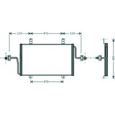 Condensatore per OPEL MOVANO dal 1998 al 2003