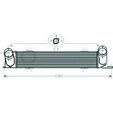 Intercooler per BMW 3 E90 dal 2005 al 2008