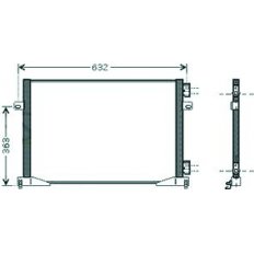 Condensatore per RENAULT TRAFIC dal 2006 al 2014