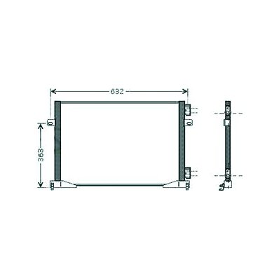 Condensatore per NISSAN PRIMASTAR dal 2006 al 2014 Codice OEM 4417652