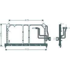 Condensatore per OPEL CORSA B dal 1993 al 1997