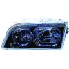 Proiettore nero H7-H7 01-03-03-04 per VOLVO S40 dal 2000 al 2004 lato sinistro guidatore