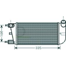 Intercooler per ABARTH 500 dal 2008 al 2015