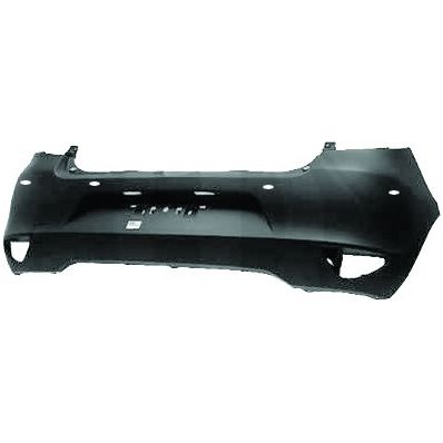 Paraurto posteriore verniciabile con fori sensore per RENAULT CLIO dal 2009 al 2012 Codice OEM 7701479252