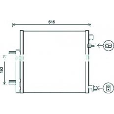 Condensatore per CHEVROLET - DAEWOO SPARK dal 2010 al 2012