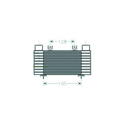 Intercooler per FIAT BRAVA dal 1995 al 2001 Codice OEM WL2113550A