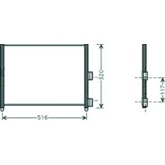 Condensatore per LANCIA MUSA dal 2004 al 2007