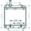 Radiatore acqua per SUZUKI ALTO dal 2009 al 2014