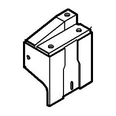 Staffa rinforzo paraurto ant. per PEUGEOT BIPPER dal 2007 lato sinistro guidatore