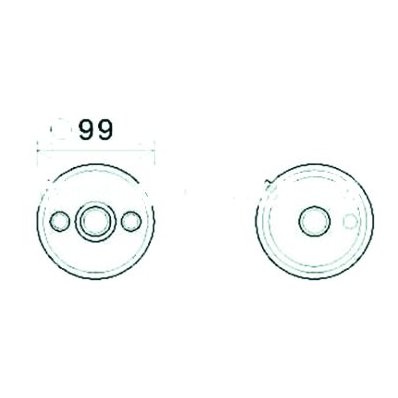 Radiatore olio per AUDI A3 dal 2003 al 2005 Codice OEM 09G409061